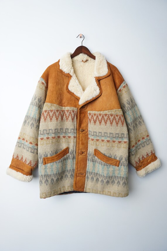 Aztec leather best sale jacket