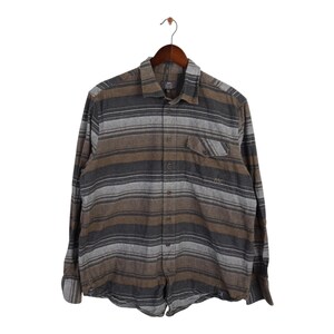Koszula flanelowa z długim rękawem w stylu vintage, rozmiar S