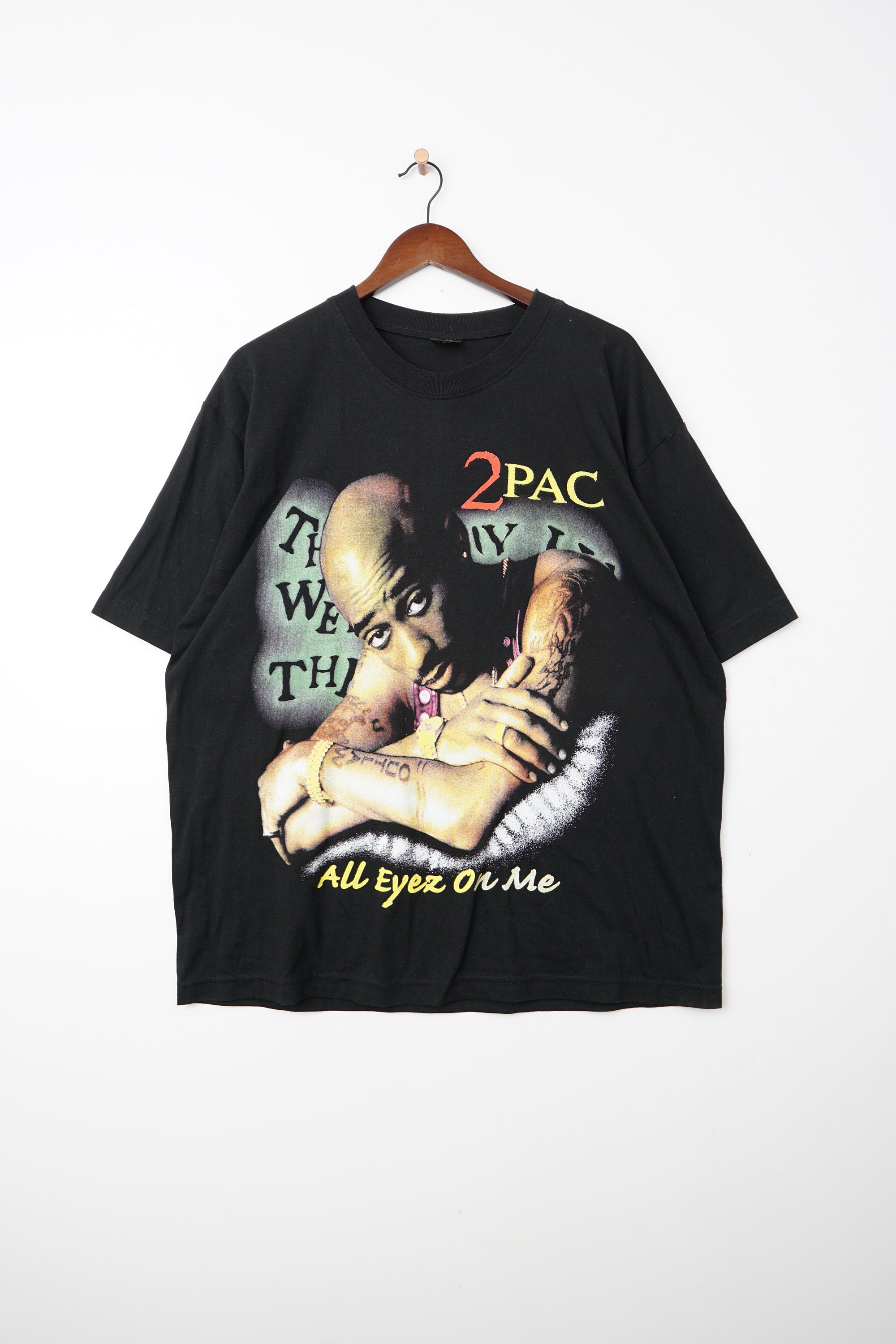 2Pac Tシャツ ブラック Lサイズ 2PAC Hip Hop Rap T-Shirt XXL Black Photo Print Cotton Big