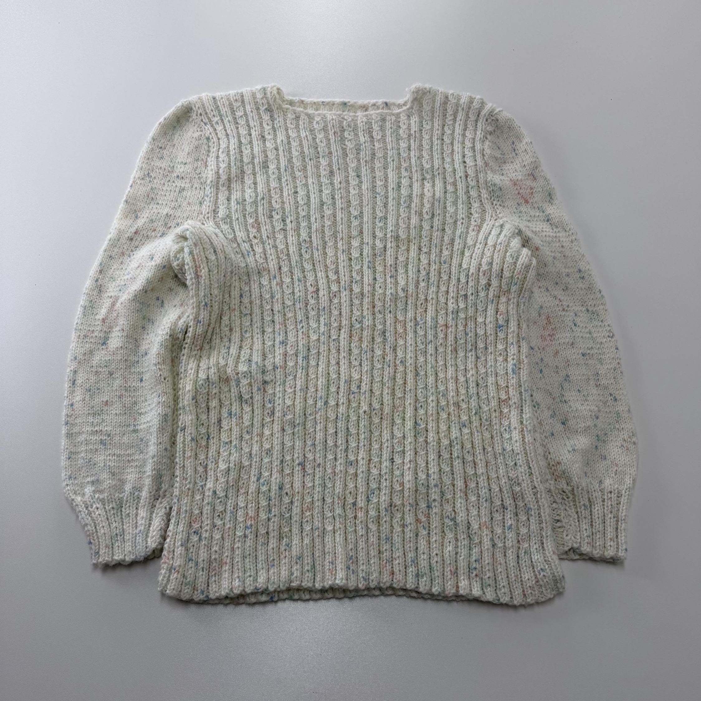 Vintage Knit Sweater Size S, Retro 80s 90s Pullover, Classic Vintage Knitwear, Retro Jumper, Unisex