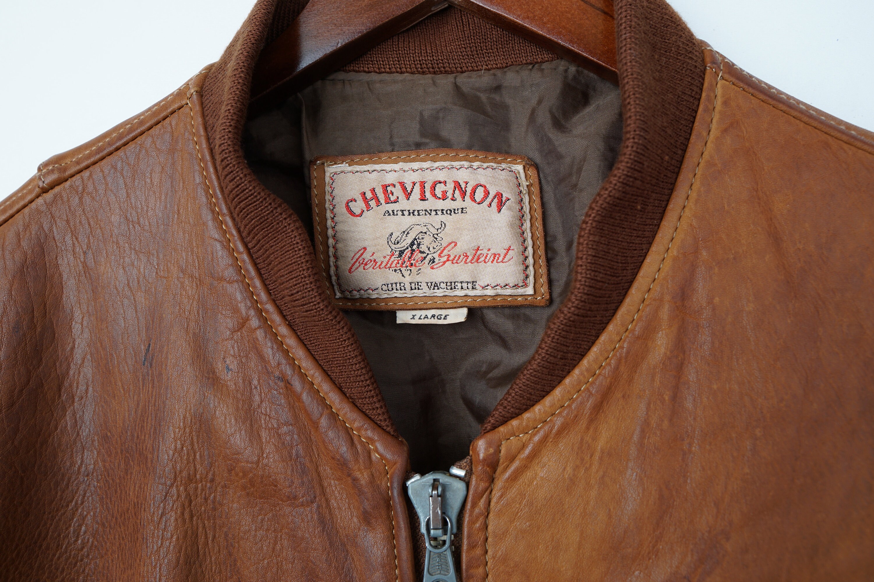 Rare Vintage Chevignon Leather Jacket Size L - Etsy Rare Vintage Chevignon Leather Jacket Size L - Etsy