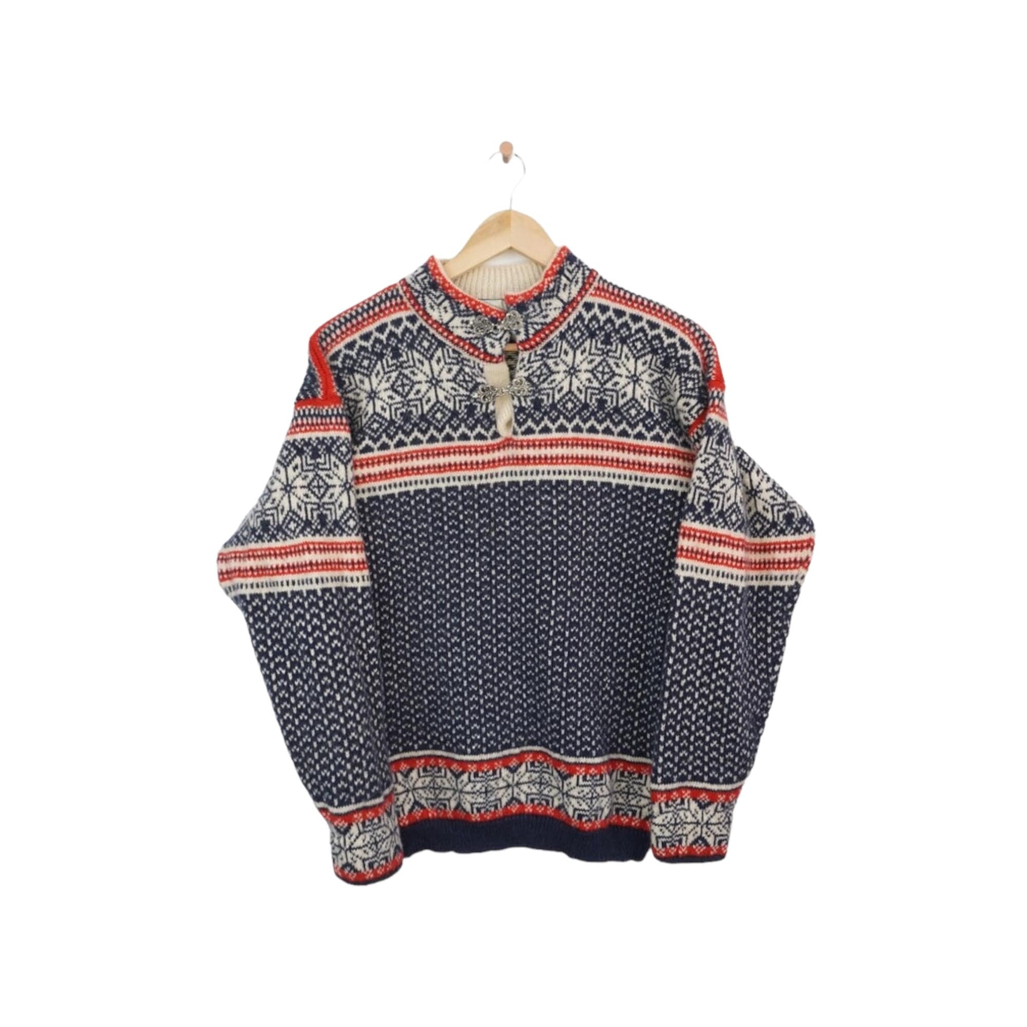 Vintage Norweger Sweater Size S-M WOOL - Etsy