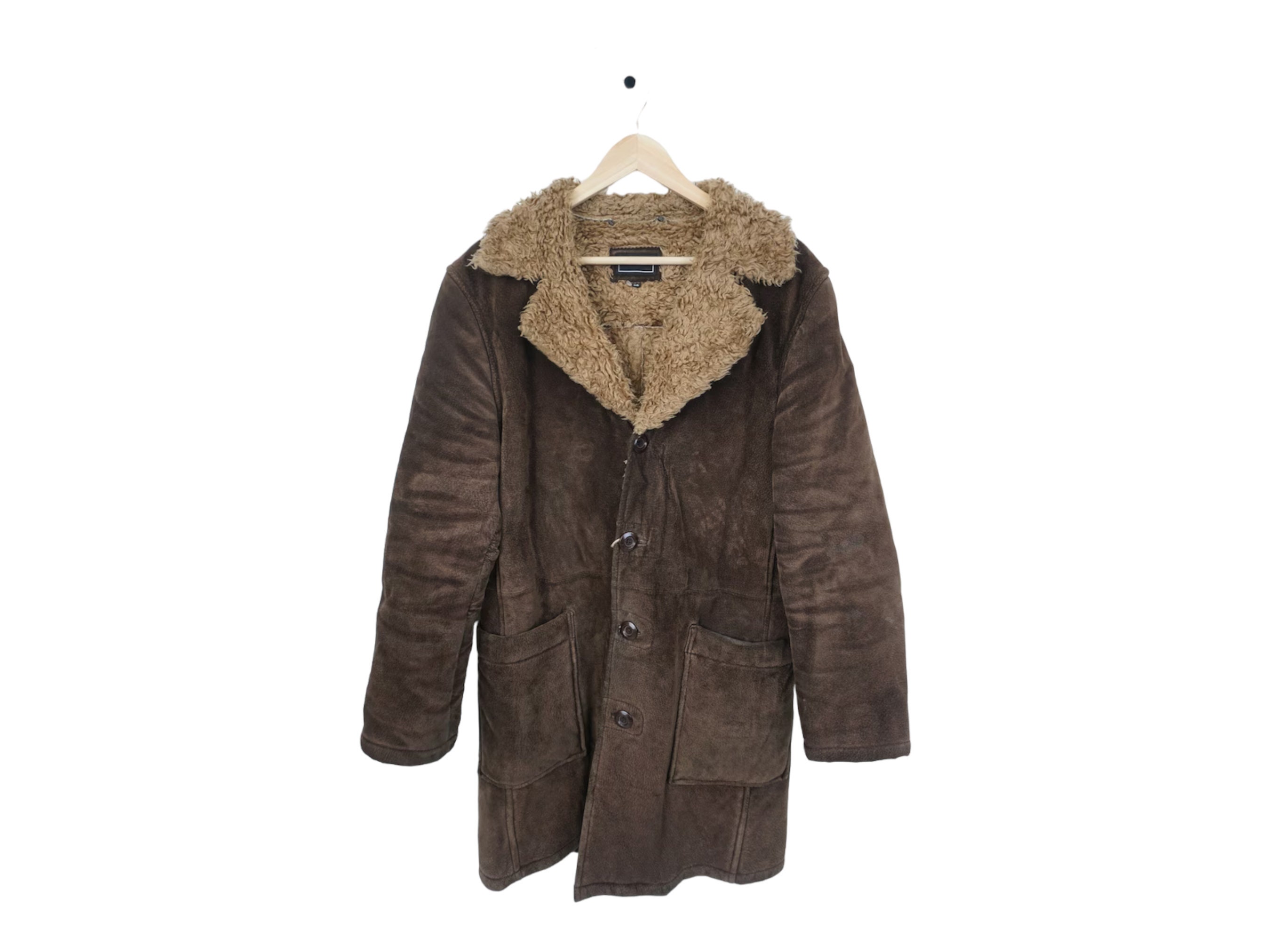 Vintage Y2K Manteau en peau de mouton Taille M - Etsy Canada