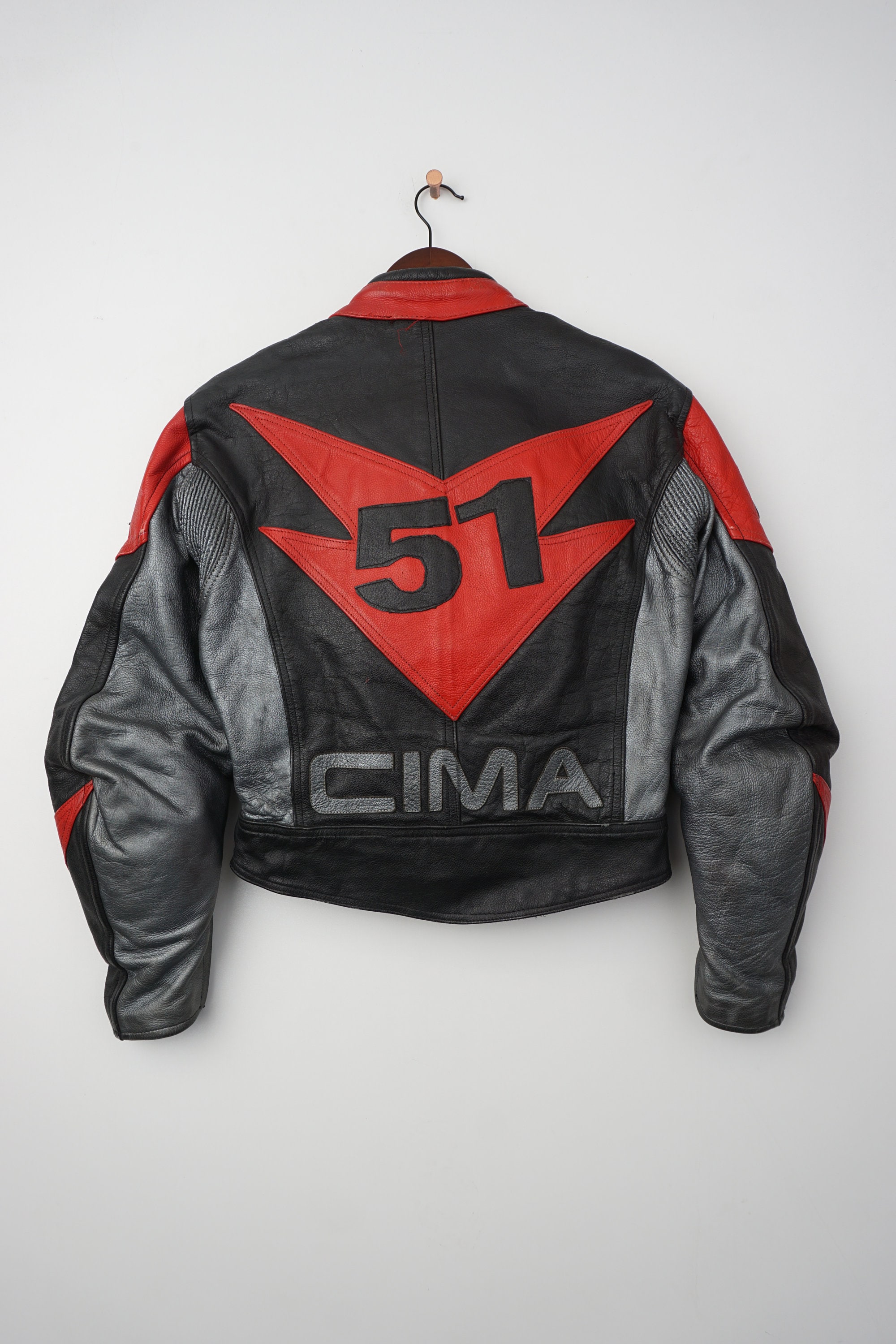 Vintage Cima Motorbike Leather Jacket Size XS-S - Etsy