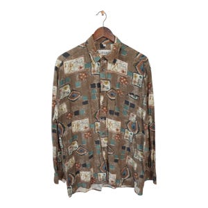 Vintage Camargue Long Sleeve Shirt Size L
