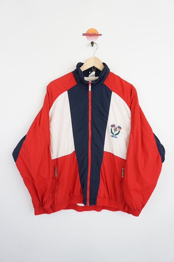 Vintage Windbreaker Head Größe L - Etsy