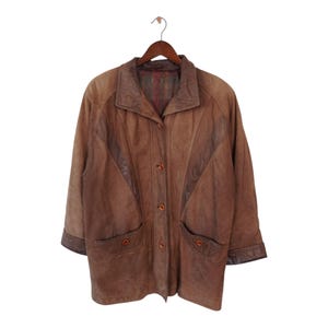 Vintage Leather Jacket Size M