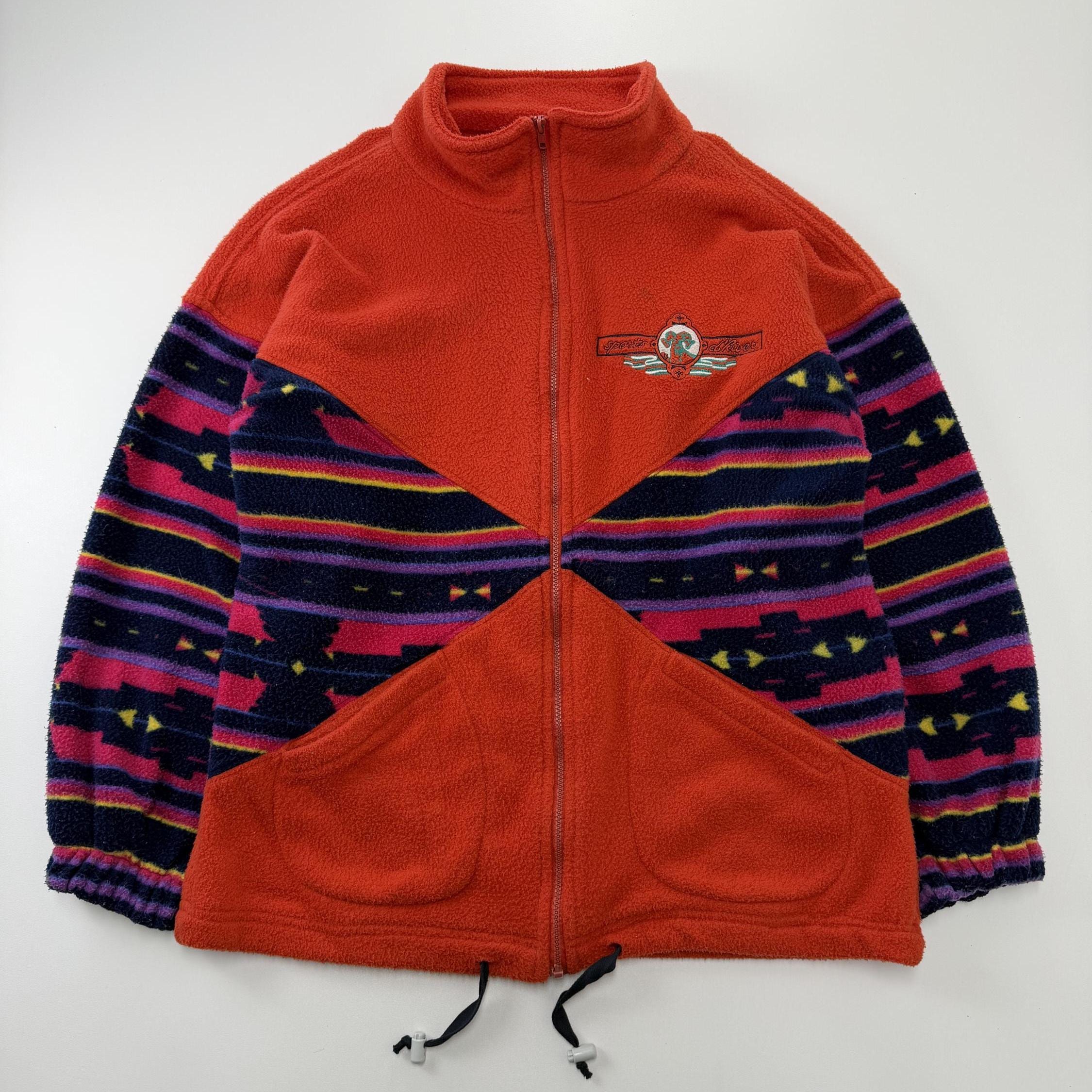 Vintage Fleece Pullover Size XXL, Retro 80s 90s Fleece Sweatshirt, Oversized Vintage Outdoor