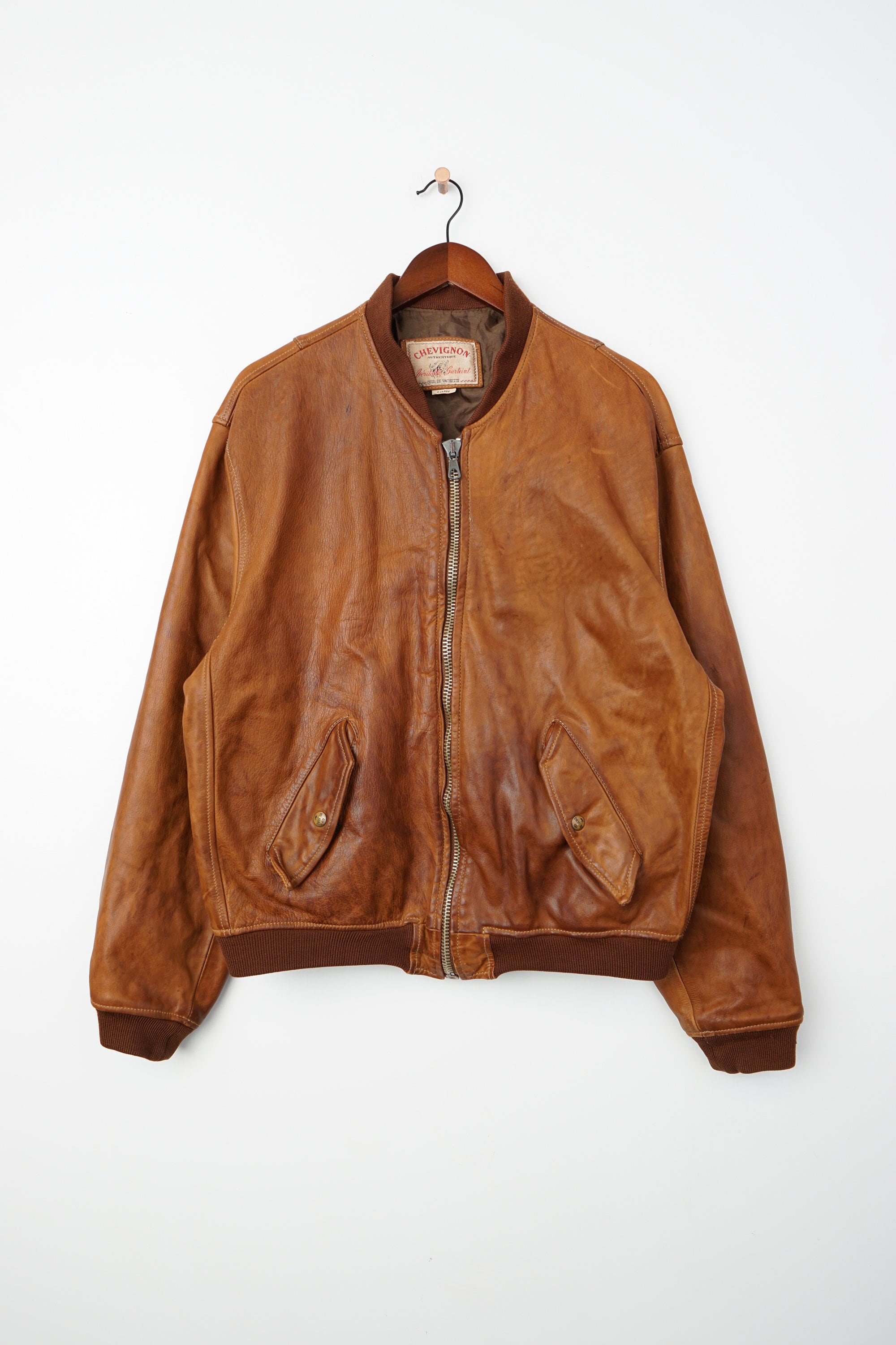 Rare Vintage Chevignon Leather Jacket Size L - Etsy Rare Vintage Chevignon Leather Jacket Size L - Etsy