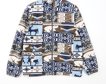 Vintage fleecetrui, maat M