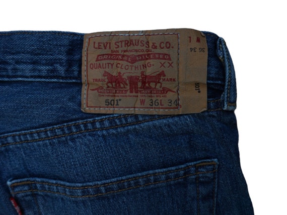 Vintage Levi's 501 Jeans Size W36 L34 - image 5
