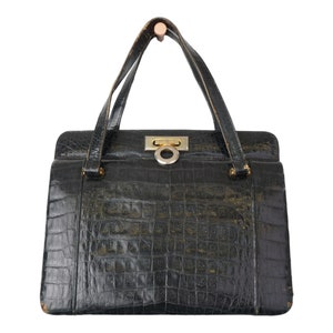 Vintage Alligator Style Women&#39;s Handbag