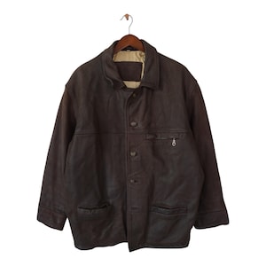Vintage Leather Jacket Size L