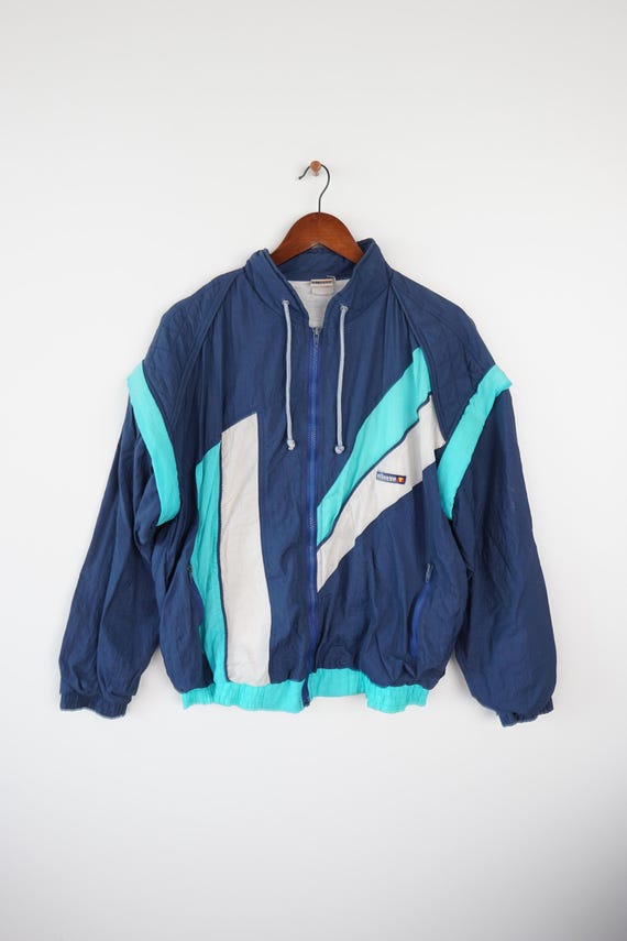 90'sエレッセellesseブルドッグLサイズ青ブルー ハーフジップ中綿プルオ 90'sエレッセellesseブルドッグLサイズ青ブルー ハーフジップ中綿プルオ