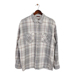 Vintage Long Sleeve Flannel Shirt Size L