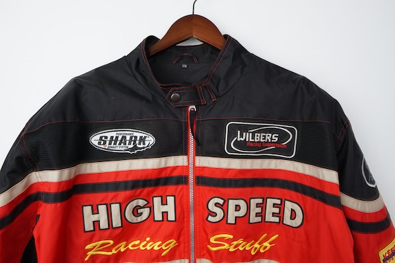 Rare Vintage High Speed Motorbike Jacket Size XXL - Etsy Rare Vintage High Speed Motorbike Jacket Size XXL - Etsy