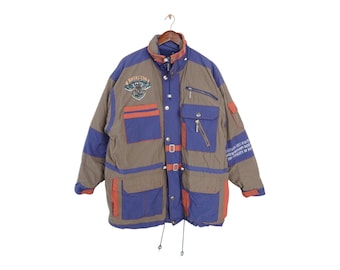 Vintage 90s Phenix Yuri Franko Jacket Ski Zipper Snap Button