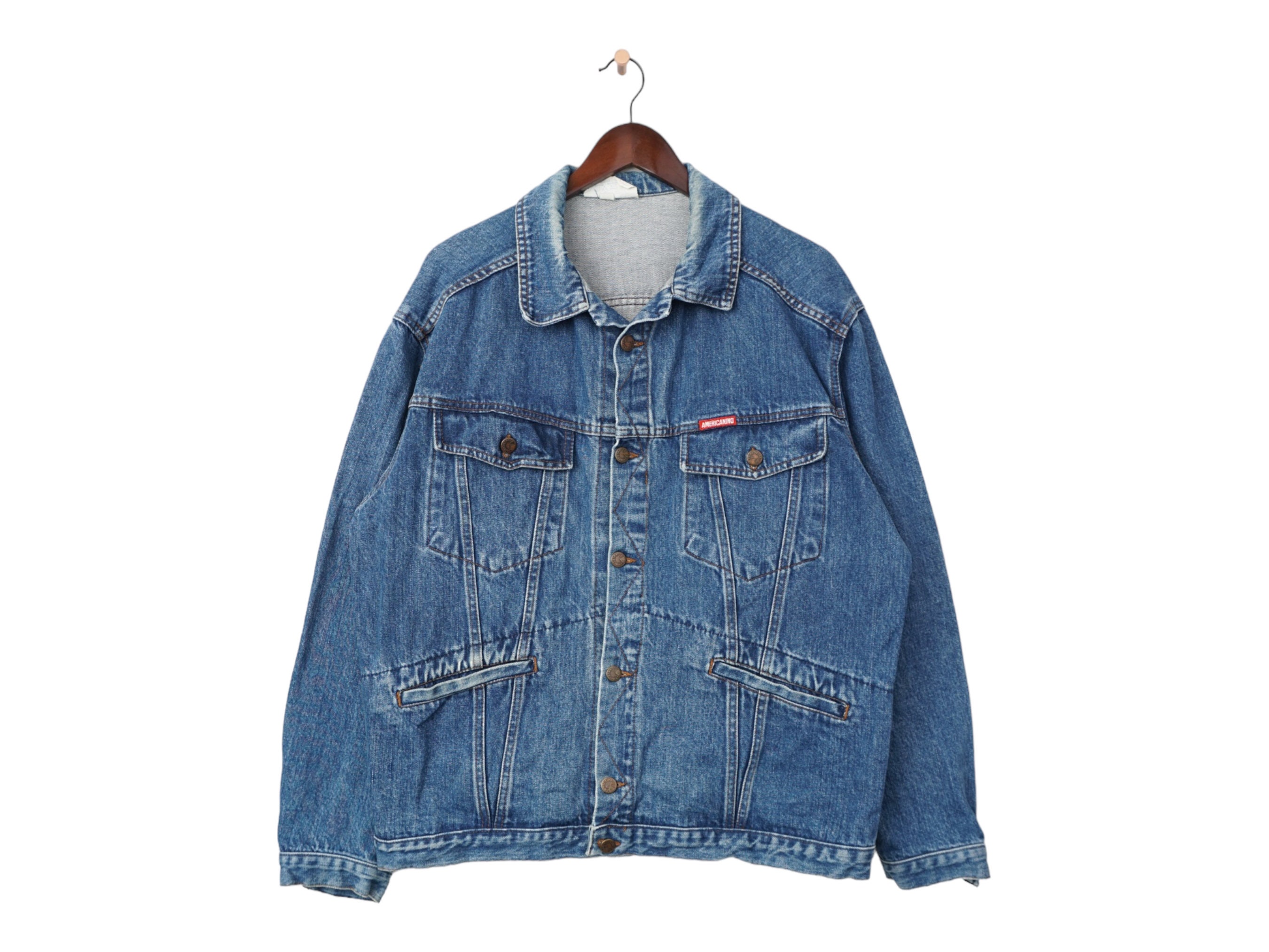 Giacca Vintage Americanino Jean Taglia L Made in Italy Italia