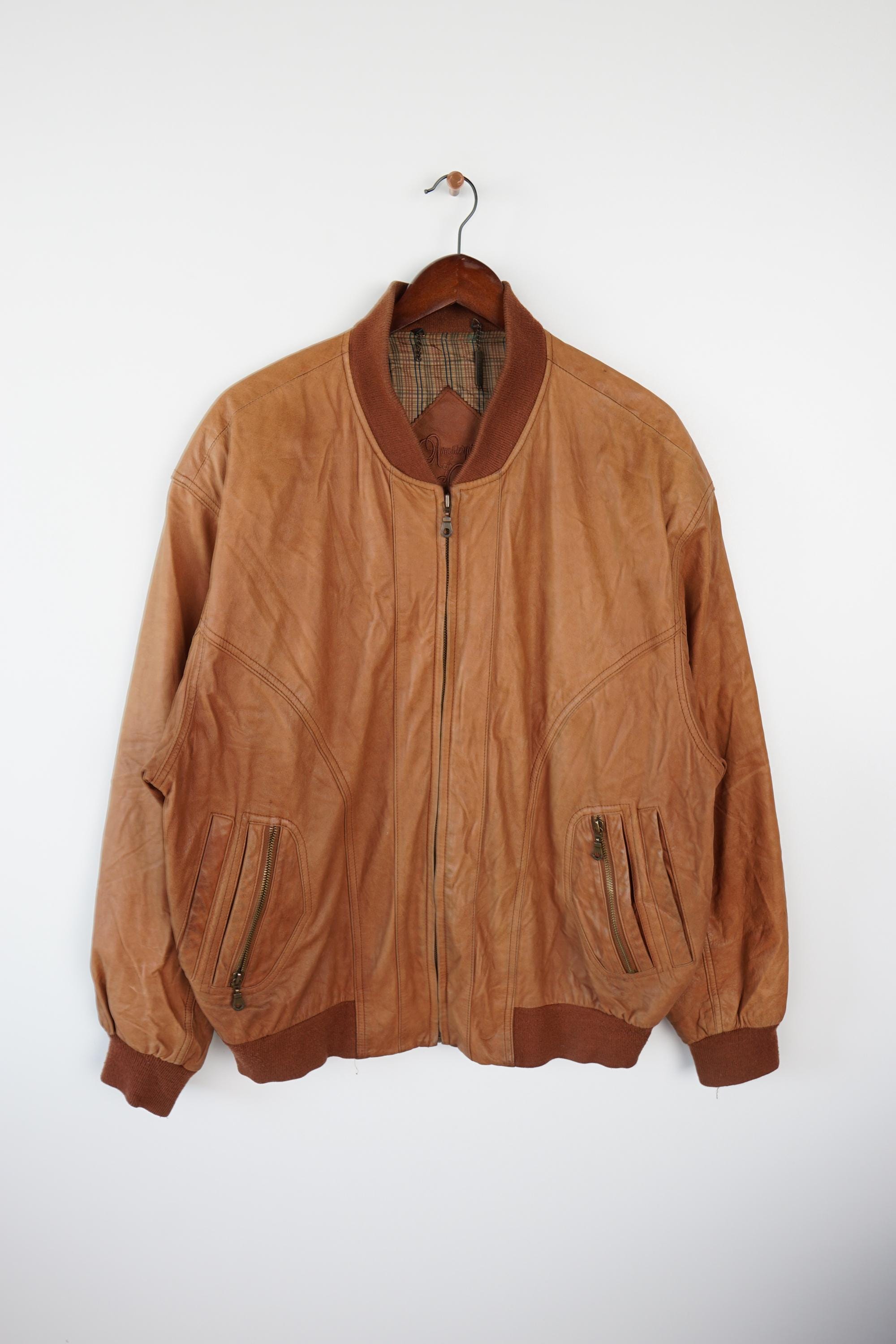 ジャケット・アウター 90's LAMB LEATHER JACKET Egypt brown 48 $_12.JPG?set_id=880000500F