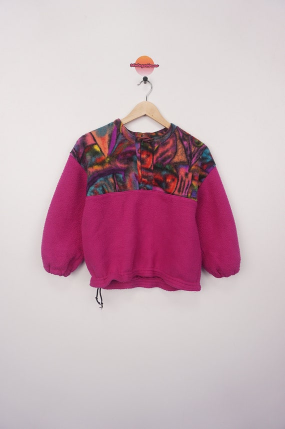 Vintage 90’s retro 80’s sport oldschool blouse Pulli pullover sweatshirt fleece vlies