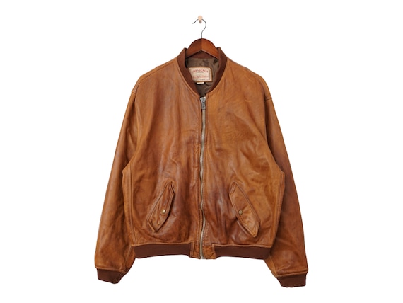 Rare Vintage Chevignon Leather Jacket Size L - Etsy Rare Vintage Chevignon Leather Jacket Size L - Etsy