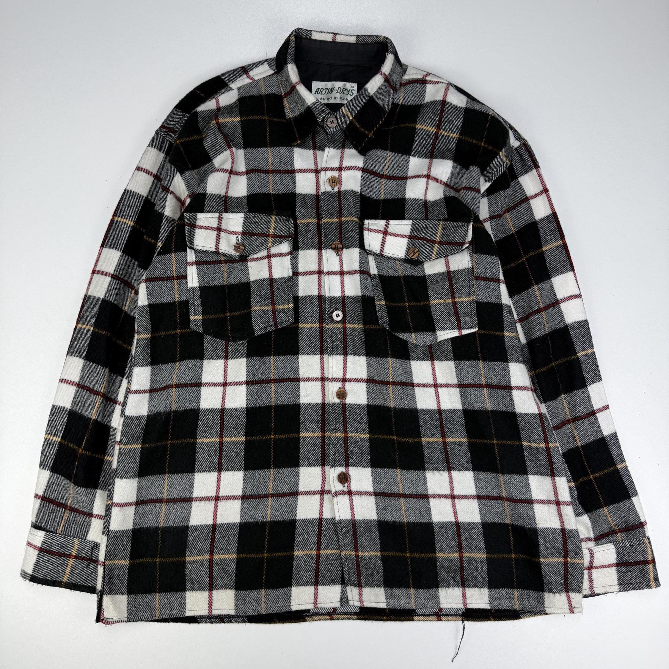 Vintage Shirt Size XL, Retro Button-Up Shirt, Classic Vintage Menswear, 90s Casual Fashion, Timeless