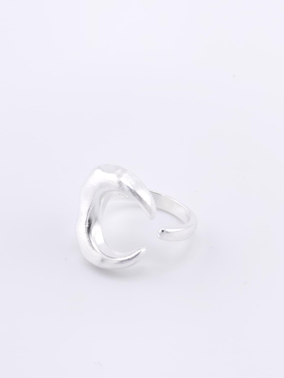 Sterling Silver 925 Adjustable Ring, Vintage Chunky Silver Ring, Organic Wave Statement Ring, image 10