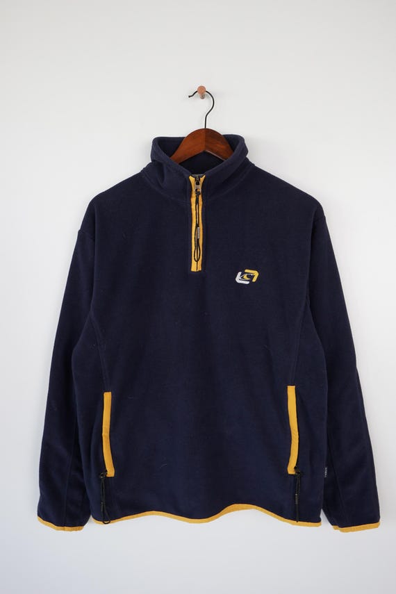 90s O’Neil half zip fleece pullover L Vintage O'Neill Fleece Half Zip Medium – dla dushy