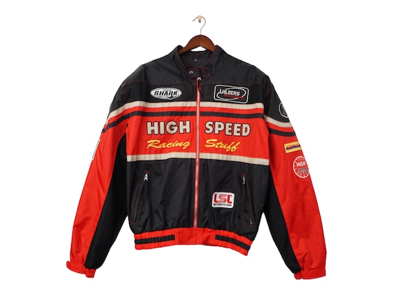 Rare Vintage High Speed Motorbike Jacket Size XXL - Etsy
