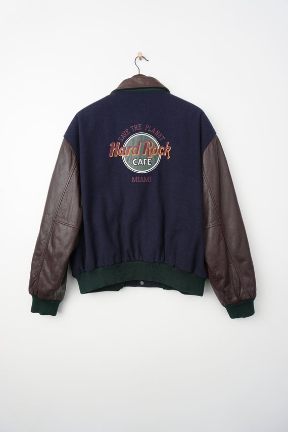 Hard rock cafe bomber jacket deals
