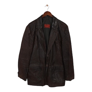 Vintage Leather Jacket Size XL-XXL