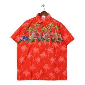 Vintage Terivoile Hawaii Short Sleeve Shirt Size M