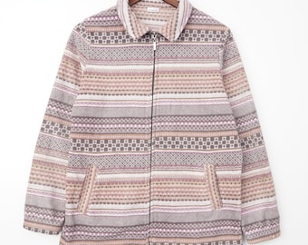 Vintage fleecetrui, maat L