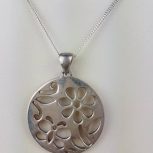 Sterling Silver 925 Nature Inspired Pendant, Nature Inspired, Sterling Silver Pendant, 925 Sterling Silver Necklace, 925 Sterling Silver Art
