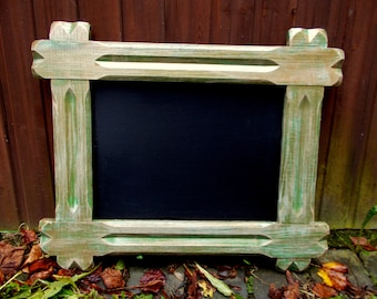 Wandtafel hellgrün Kupferpatina