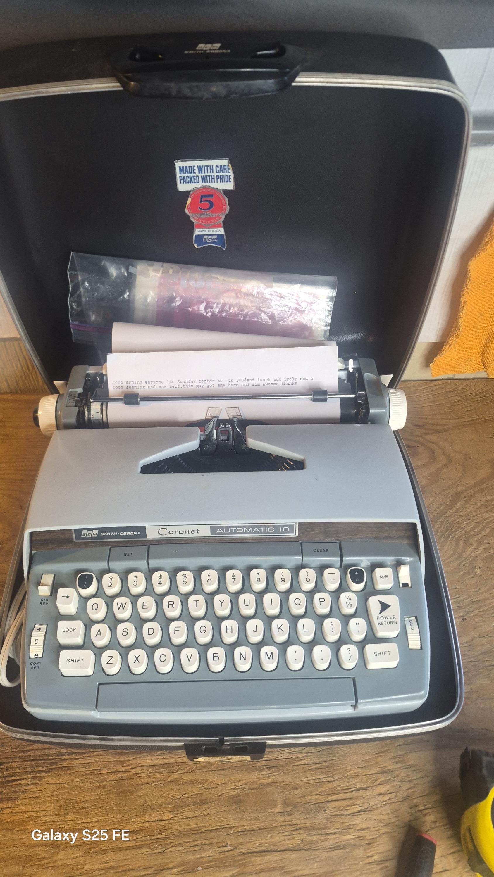 エレクトリックタイプライター Electric Typewriter Working - Etsy