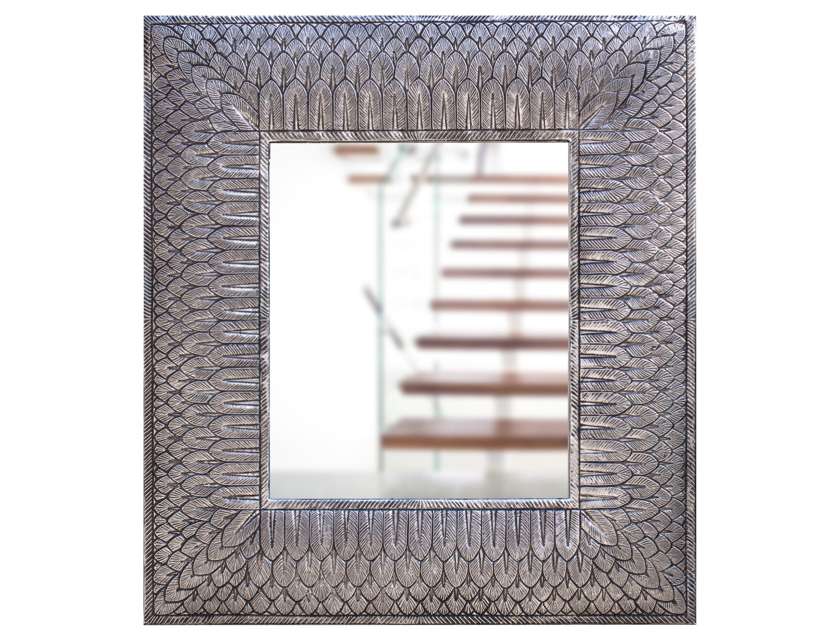 Metal embossing Wall ornaments Mirrow frame Greca Frame Feathers with