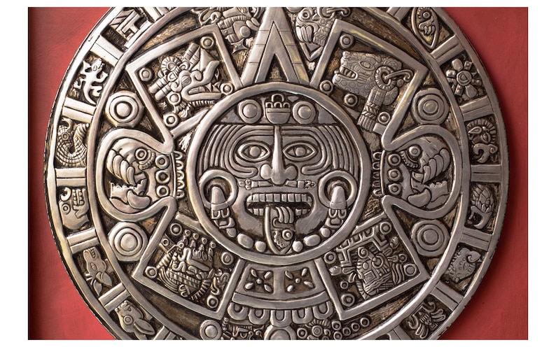 Small Aztec Calendar. Suns. Aztec Culture. Pre-hispanic Mexico ...