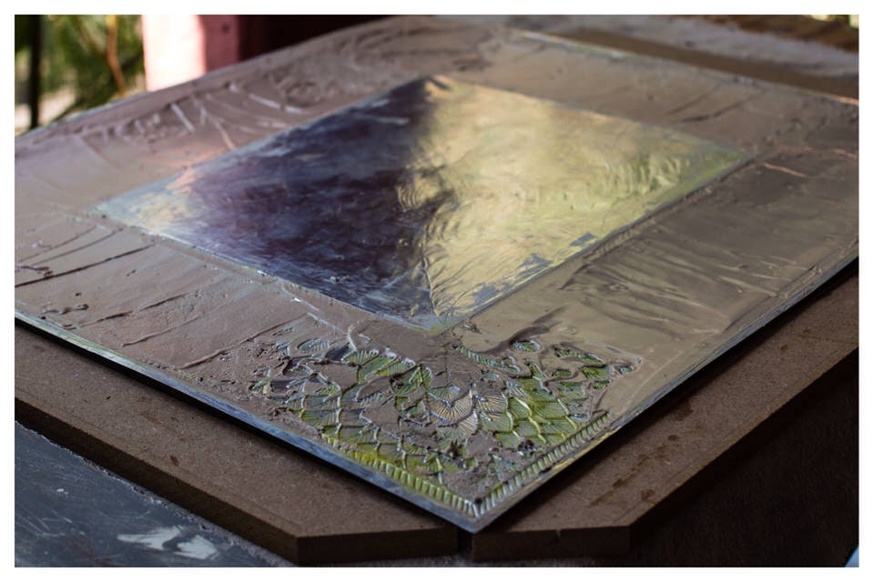 Metal embossing Wall ornaments Mirrow frame Greca Frame Feathers with