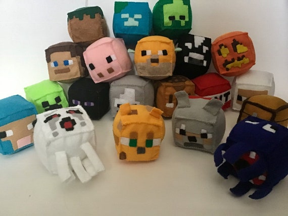 minecraft block plush