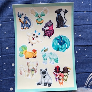 Tales Of Series sidekicks sticker sheet * RETIRING *