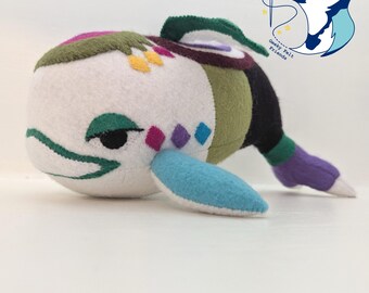 The Wind Fish handsewn felt plush