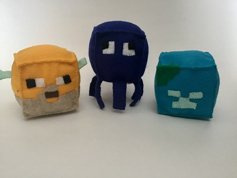 minecraft block plush
