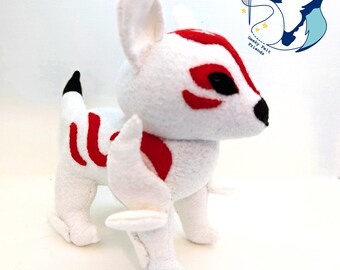 Okami Ameterasu plush wolf