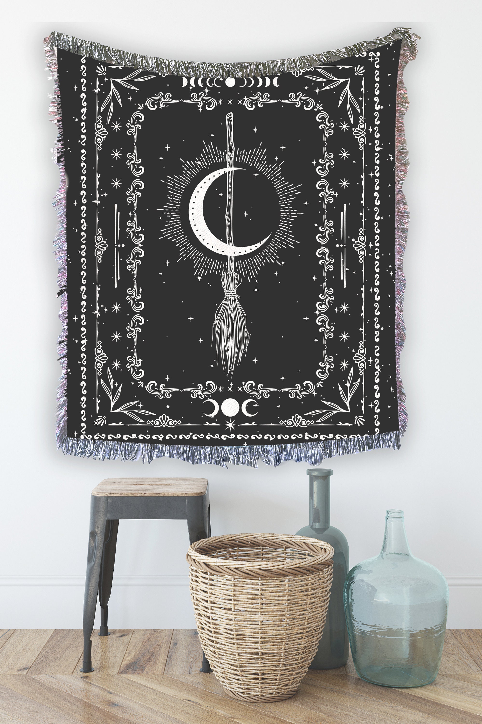 Chiromancy Gothic Witch Blanket