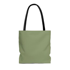 Cottagecore Witch Bag Cottagecore Tote Bag Triple Goddess Moon Bag Botanical Bag Witchy Bag Witchy Tote Bag Mystical Bag Green Witch Bag image 2