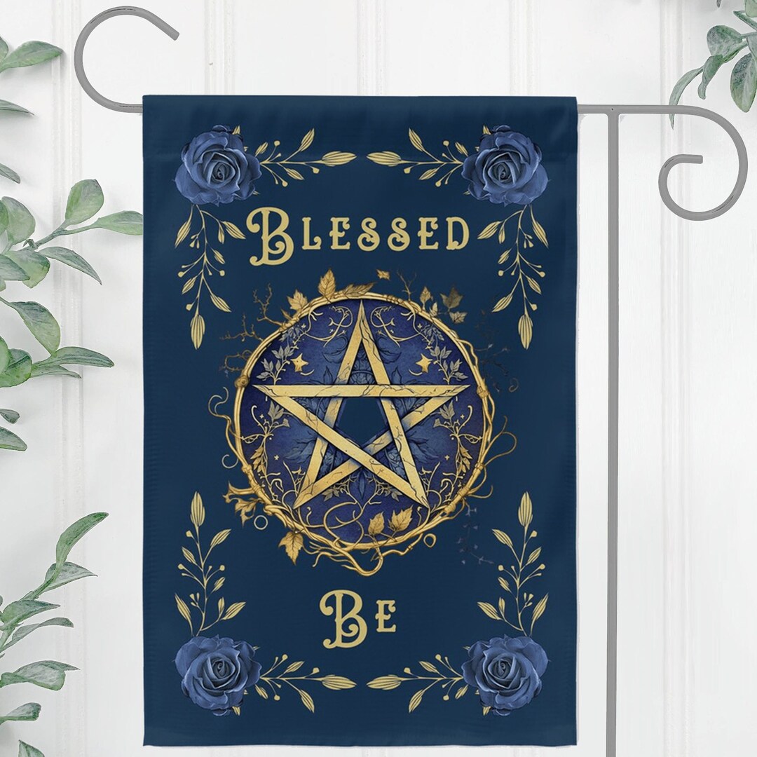 Yule Garden Flag Yule Decor Yule Altar Decor Witchy Yard Flag Alter ...