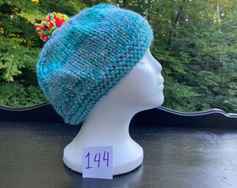 Équipe Rivard HappyKnits Chapeaux Bleu 3