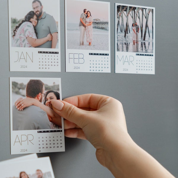 Buy Custom Photo Magnetic Calendar Personalized Fridge Magnet Calendar