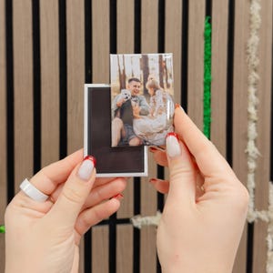 Knopfmagnete, personalisierte Kühlschrankmagnete, personalisierte Deko, Weihnachtsgeschenk für Sie | 2x2, 2x3, 1,75 x 2,75 Zoll